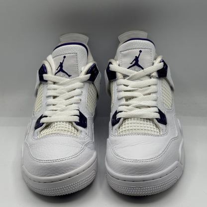 (USED) Jordan 4 Retro Metallic Purple (GS) Size 6.5Y