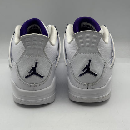 (USED) Jordan 4 Retro Metallic Purple (GS) Size 6.5Y