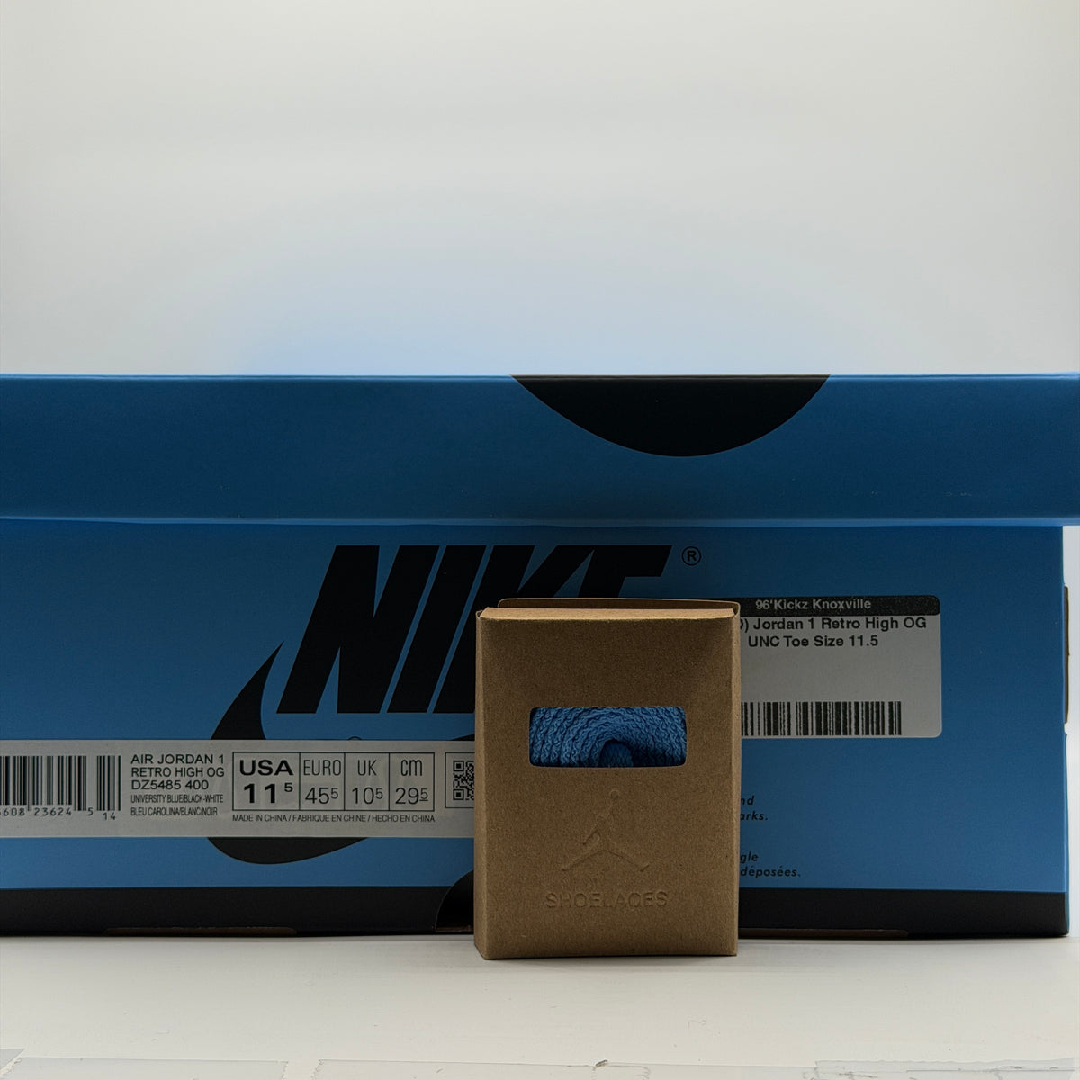 (USED) Jordan 1 Retro High OG UNC Toe Size 11.5