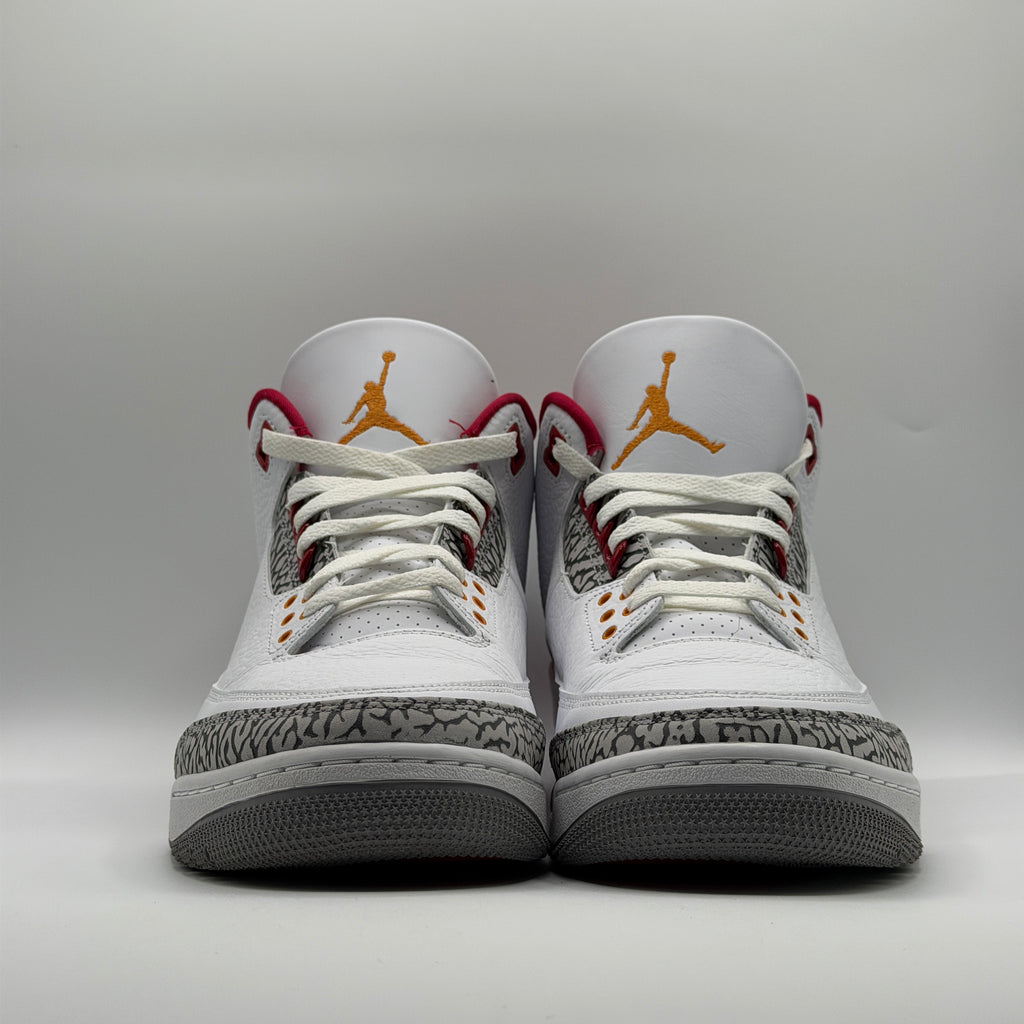 (USED) Jordan 3 Retro Cardinal Red Size 11.5