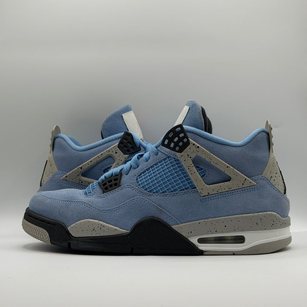 (USED) Jordan 4 Retro University Blue Size 10