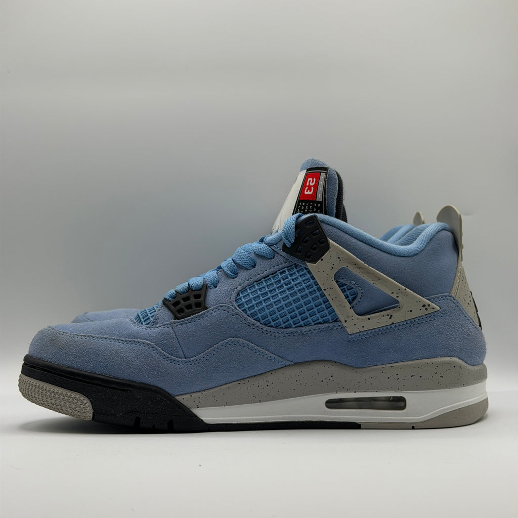 (USED) Jordan 4 Retro University Blue Size 10