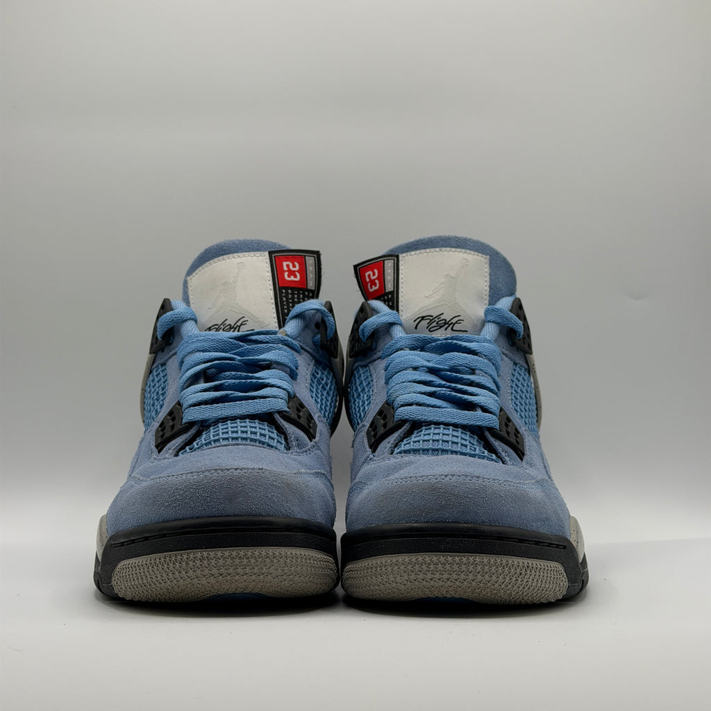 (USED) Jordan 4 Retro University Blue Size 10
