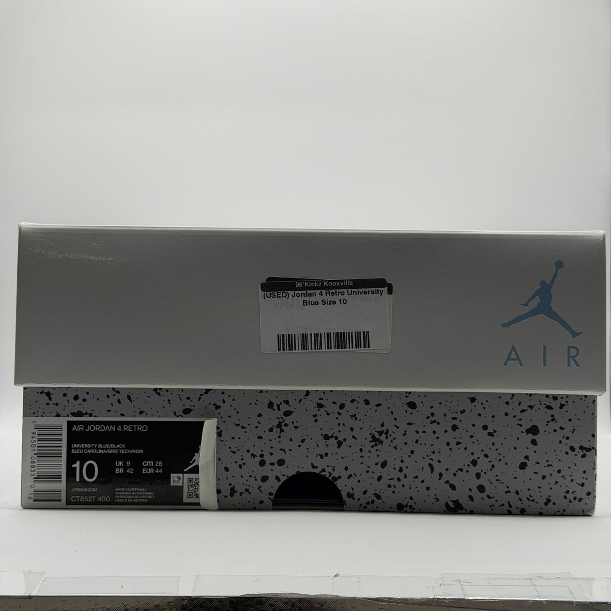 (USED) Jordan 4 Retro University Blue Size 10