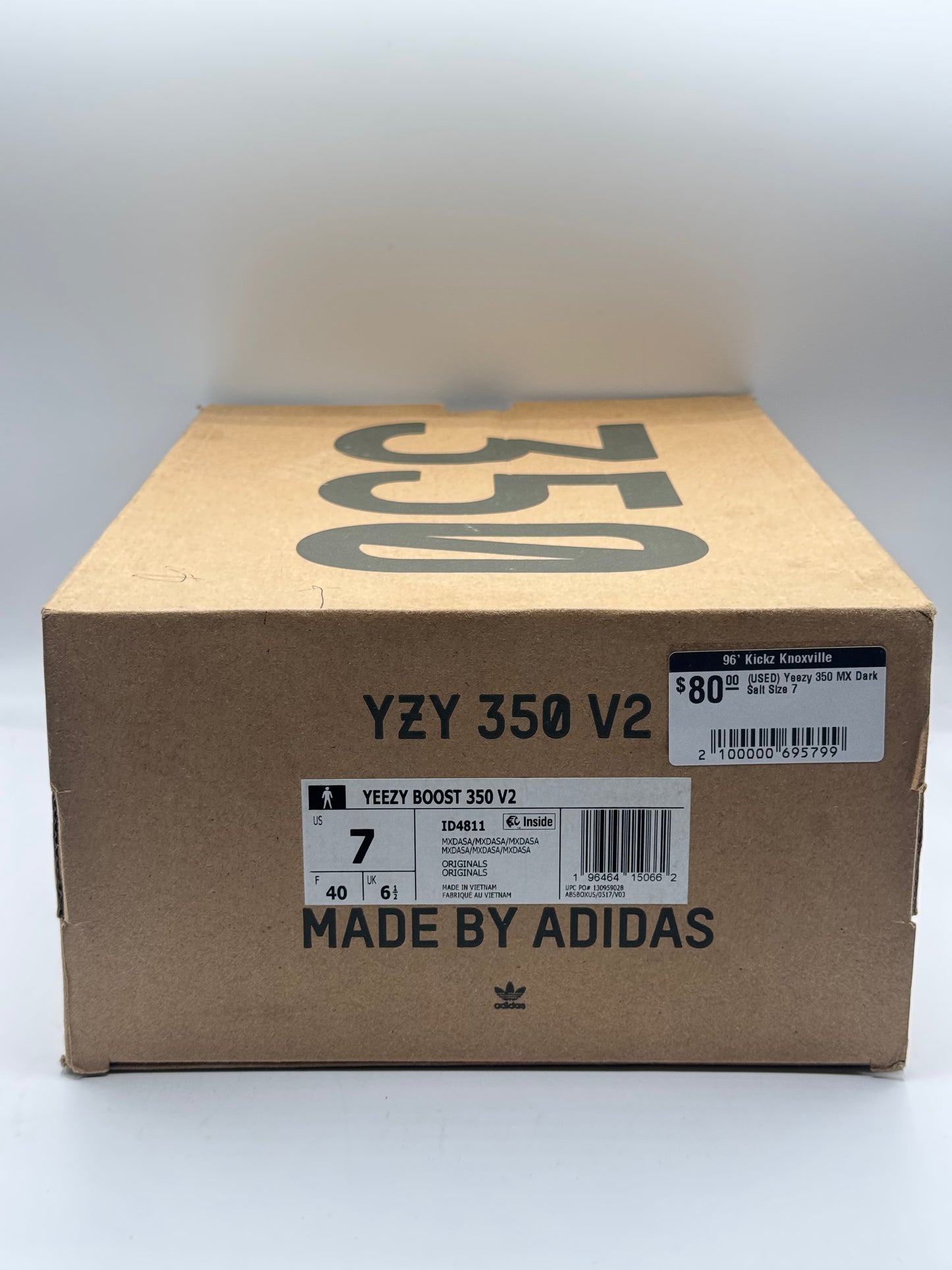 (USED) Yeezy 350 MX Dark Salt Size 7