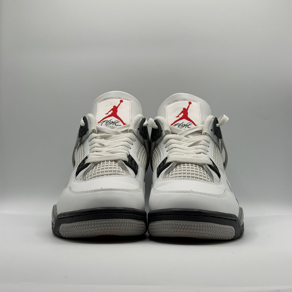 (USED) Jordan 4 White Cement (2025) Size 10.5