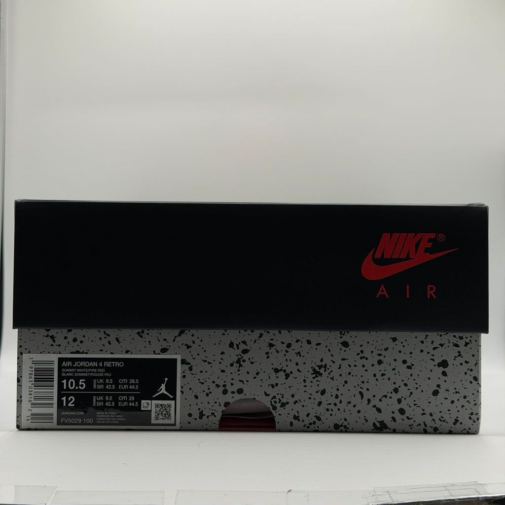 (USED) Jordan 4 White Cement (2025) Size 10.5
