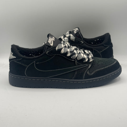 (USED) (No Extra Laces) Jordan 1 Retro Low OG SP Travis Scott Black Phantom Size 10