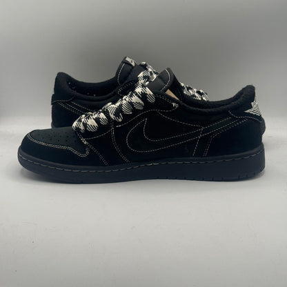 (USED) (No Extra Laces) Jordan 1 Retro Low OG SP Travis Scott Black Phantom Size 10