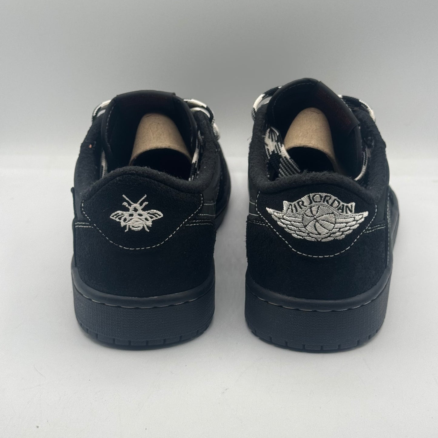 (USED) (No Extra Laces) Jordan 1 Retro Low OG SP Travis Scott Black Phantom Size 10