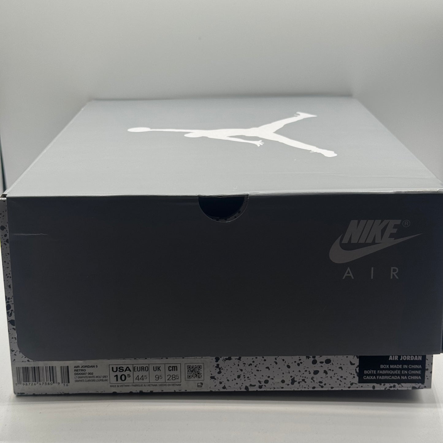 (PADS) Jordan 5 Wolf Grey Size 10.5