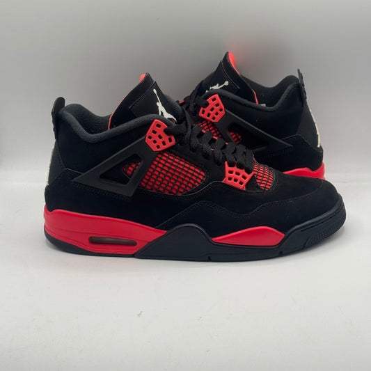 (USED NO BOX) Jordan 4 Red Thunder Size 9.5