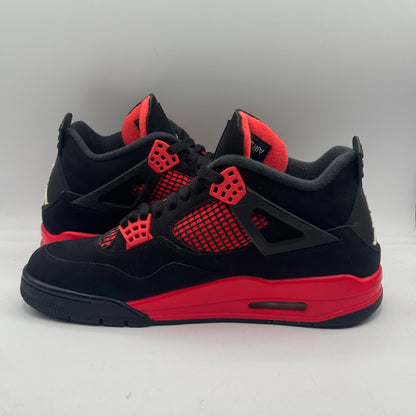 (USED NO BOX) Jordan 4 Red Thunder Size 9.5