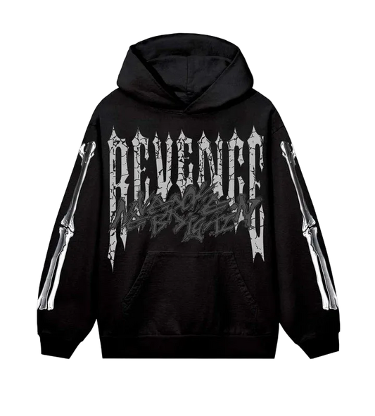 Revenge Chromed Out Hoodie Black