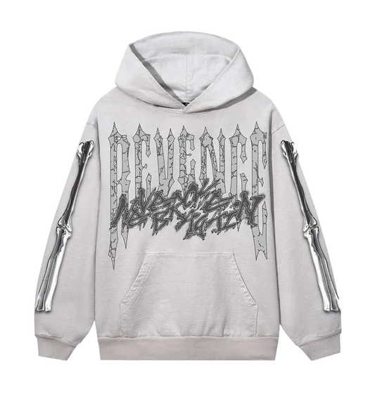 Revenge Chromed Out Hoodie Cement