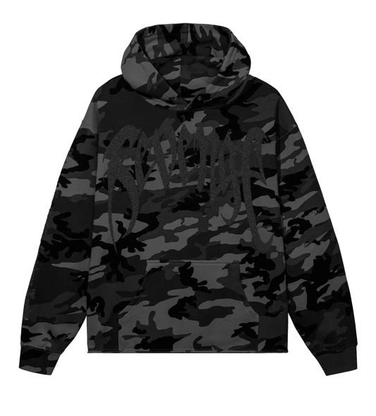 Revenge XXXTentacion Kill Black Hoodie Camo/3M