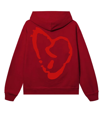 Revenge XXXTentacion Lightning Heartbreak Hoodie Red