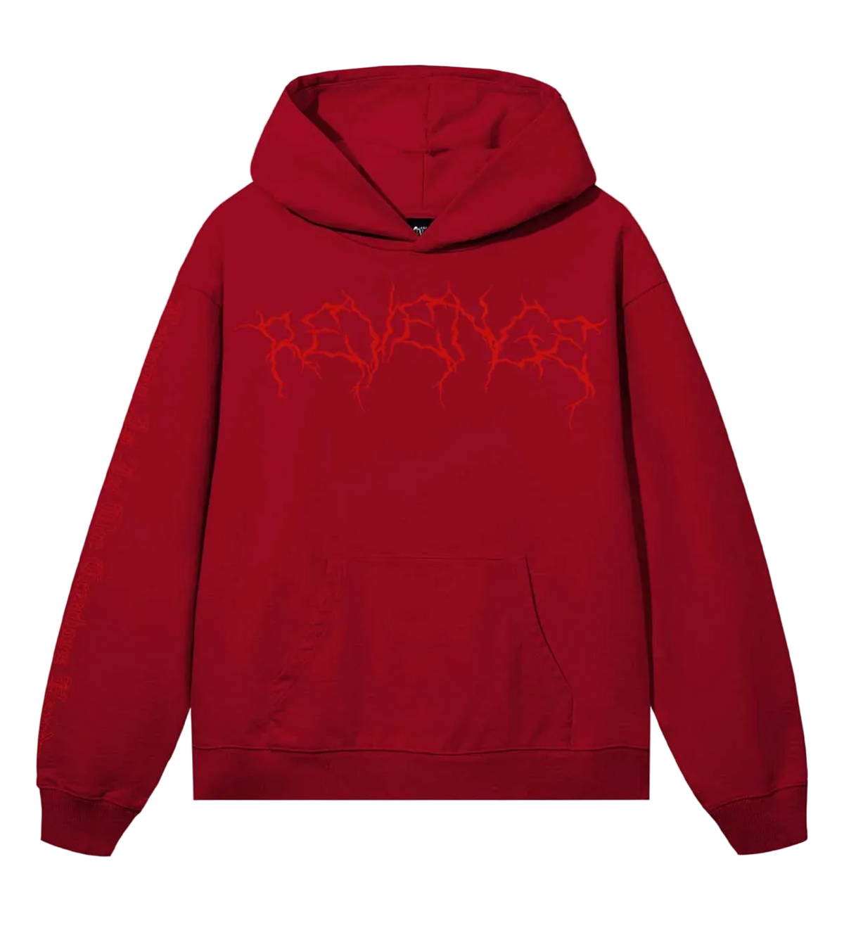 Revenge XXXTentacion Lightning Heartbreak Hoodie Red