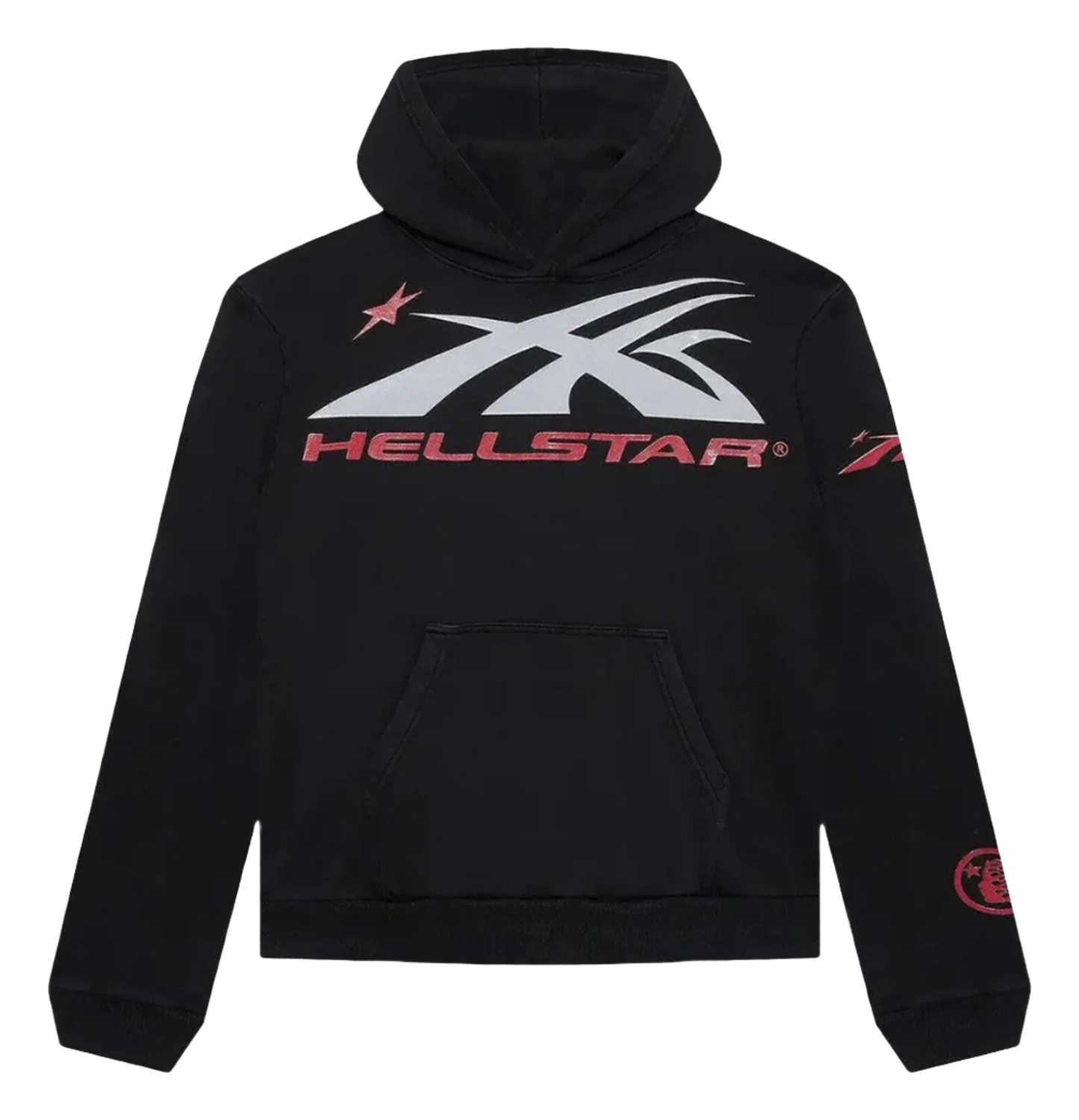 Hellstar Sport Logo Hoodie Black/Red