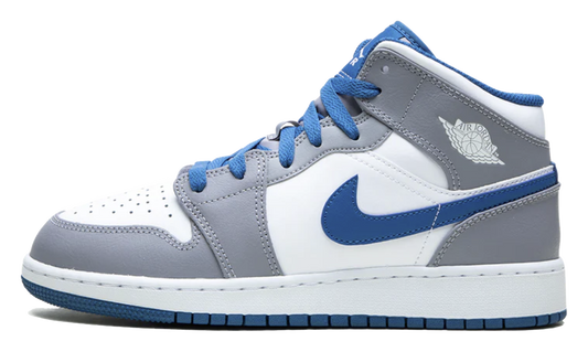 Jordan 1 Mid True Blue (GS)