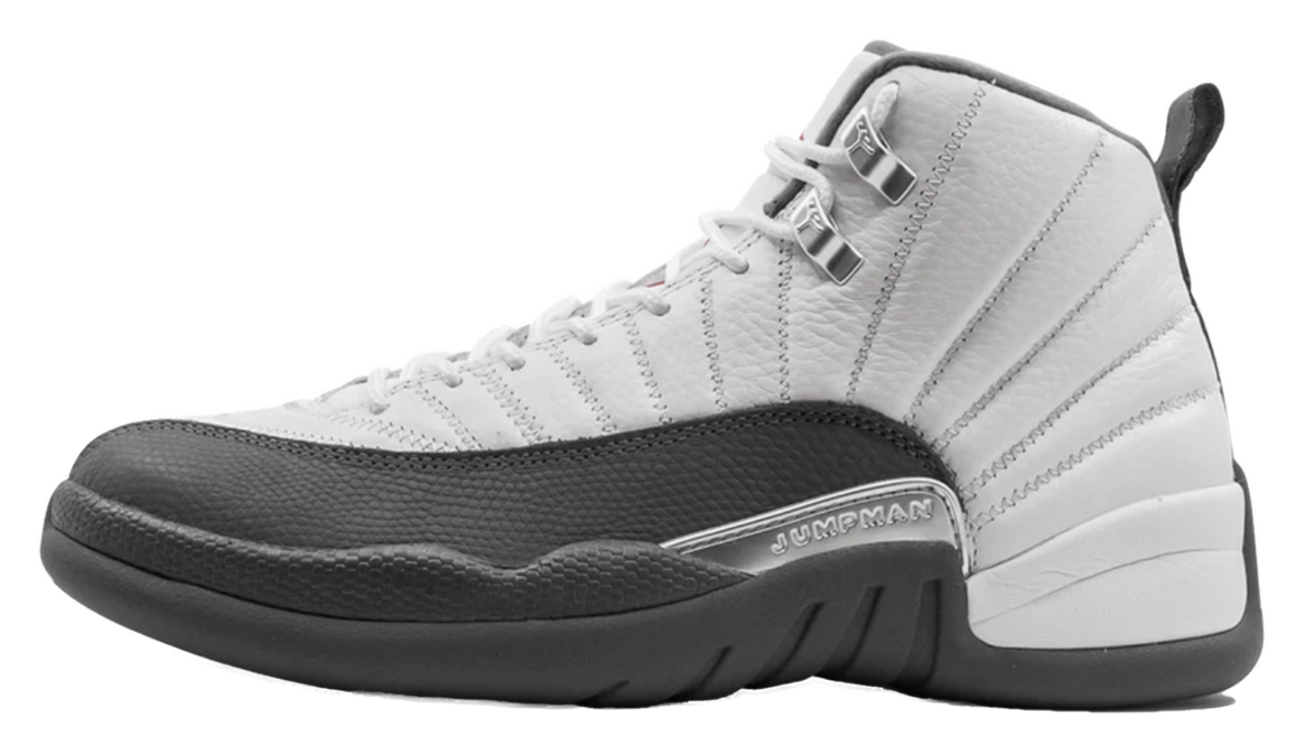 Jordan 12 White Dark Grey