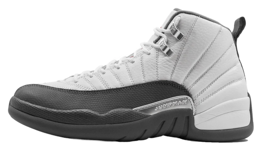 Jordan 12 White Dark Grey