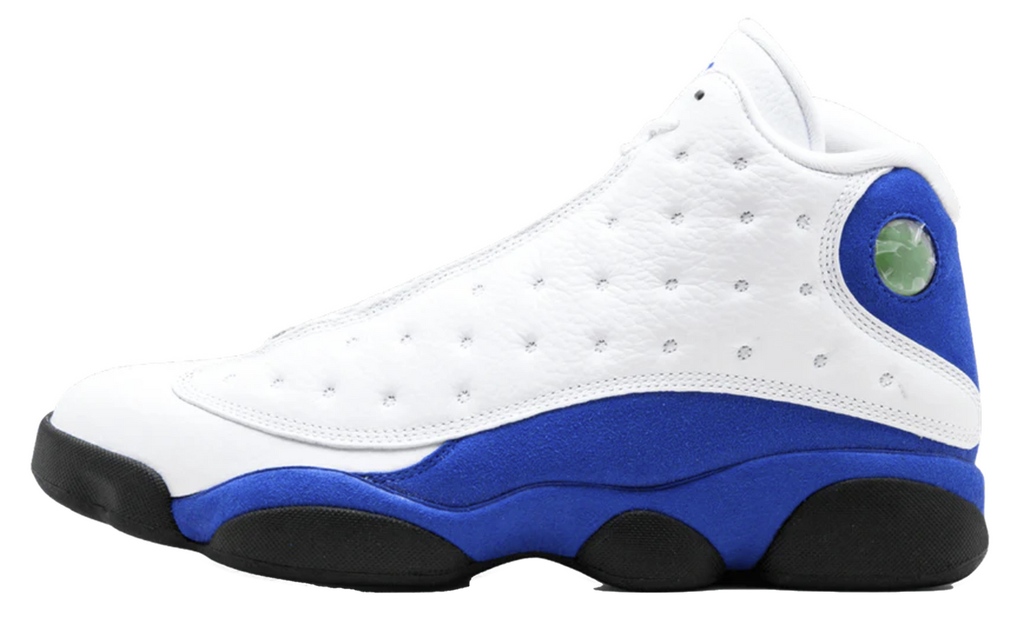 Jordan 13 White Hyper Royal Black