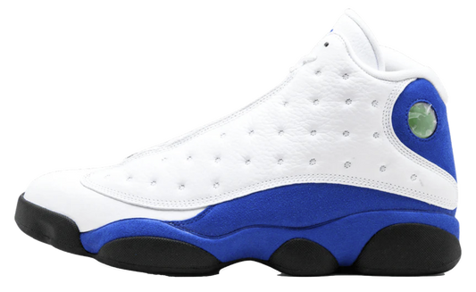 Jordan 13 White Hyper Royal Black