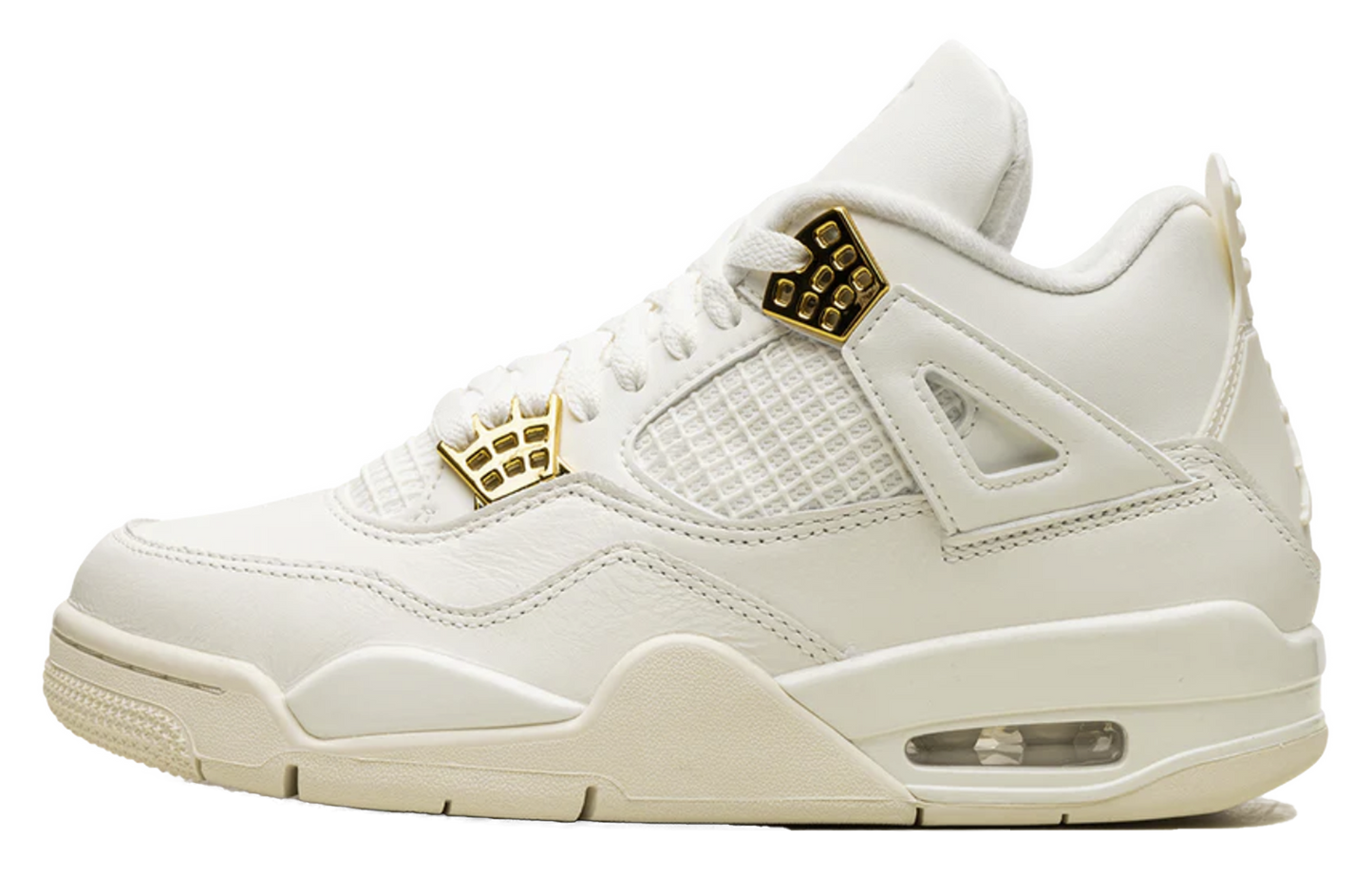 Jordan 4 Metallic Gold  (W)