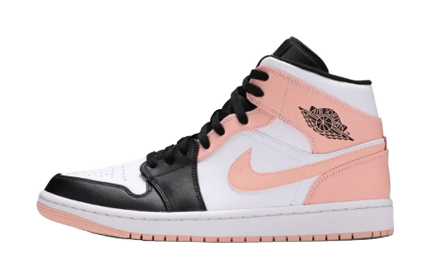 Jordan 1 Mid Arctic Orange Black Toe