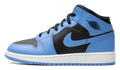 Jordan 1 Mid University Blue Black (GS)