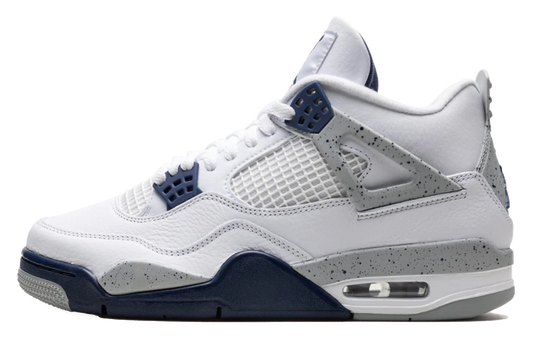 Jordan 4 White Midnight Navy