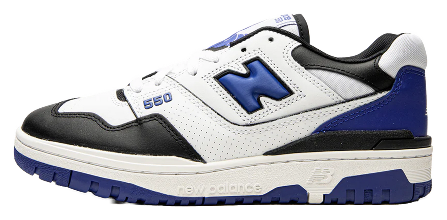 New Balance 550 White Royal Blue Black