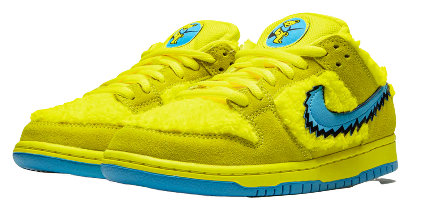 Nike SB Dunk Low Grateful Dead Bears Opti Yellow