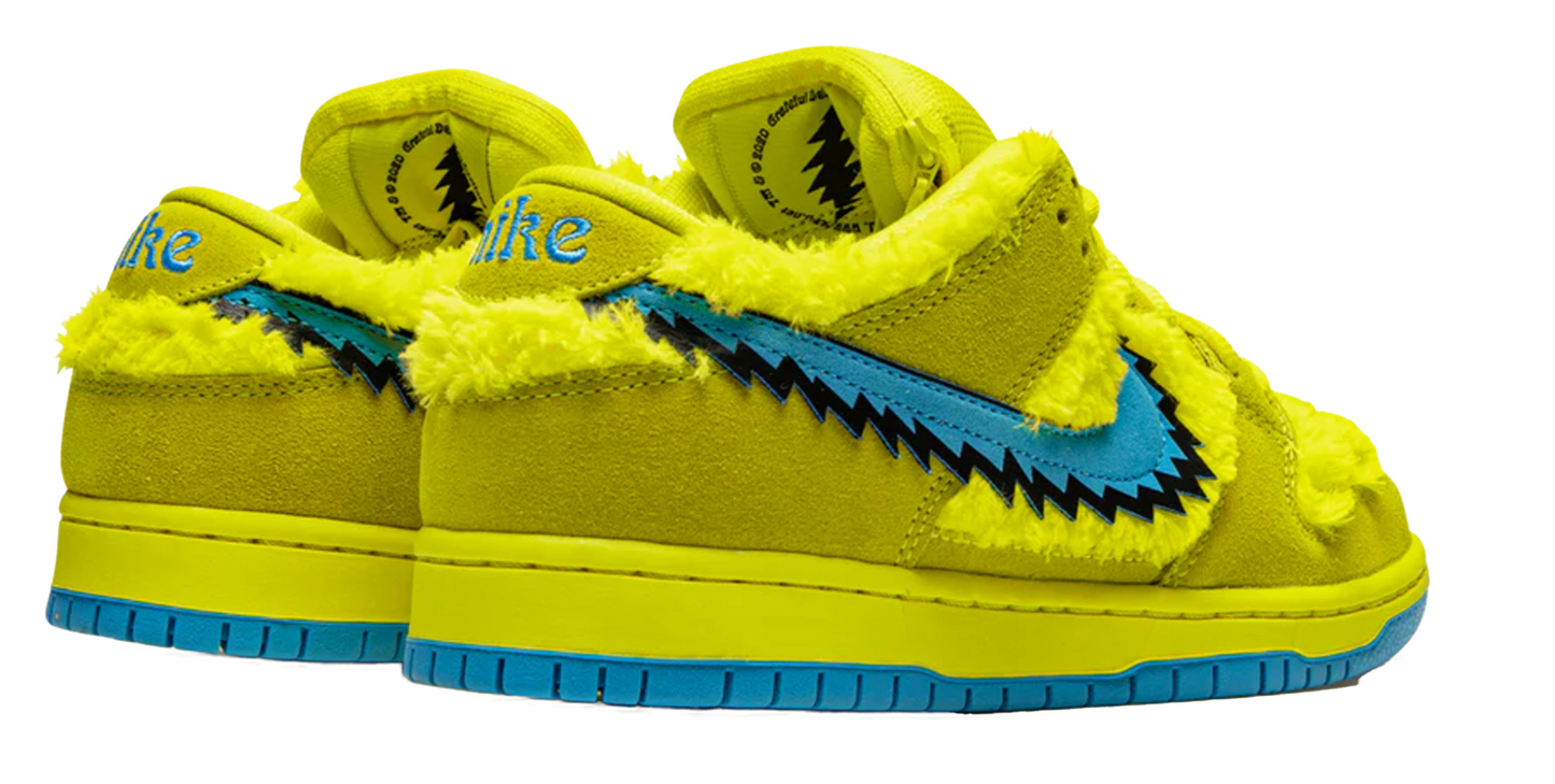 Nike SB Dunk Low Grateful Dead Bears Opti Yellow