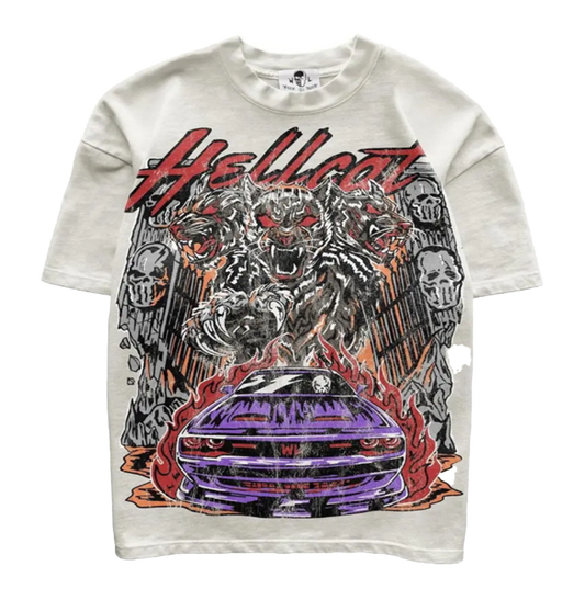 Warren Lotas Hellcat Gatekeeper Cream T-Shirt