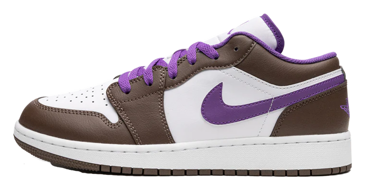 Jordan 1 Low Purple Mocha (GS)  Size 6.5Y