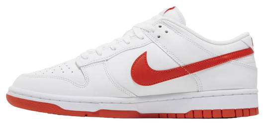 Nike Dunk Low White Picante Red