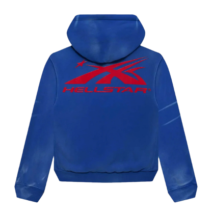 Hellstar Gel Hoodie Blue