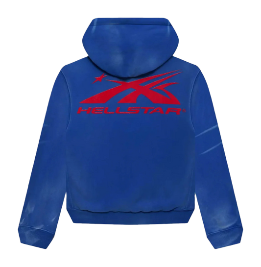 Hellstar Gel Hoodie Blue