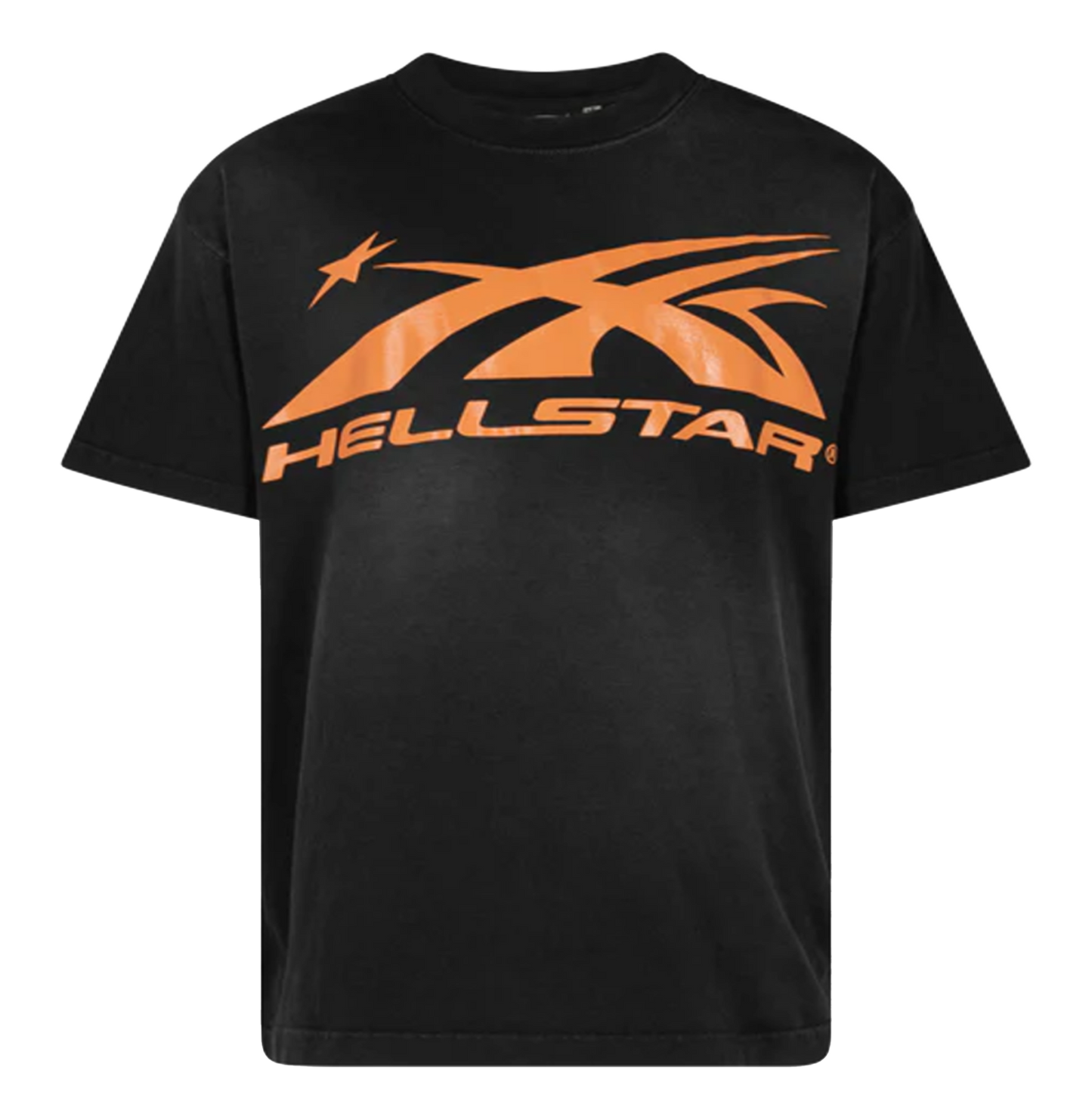 Hellstar Gel Sport Logo T-Shirt Black/Orange