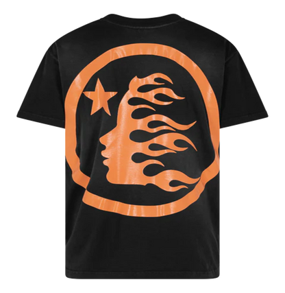 Hellstar Gel Sport Logo T-Shirt Black/Orange