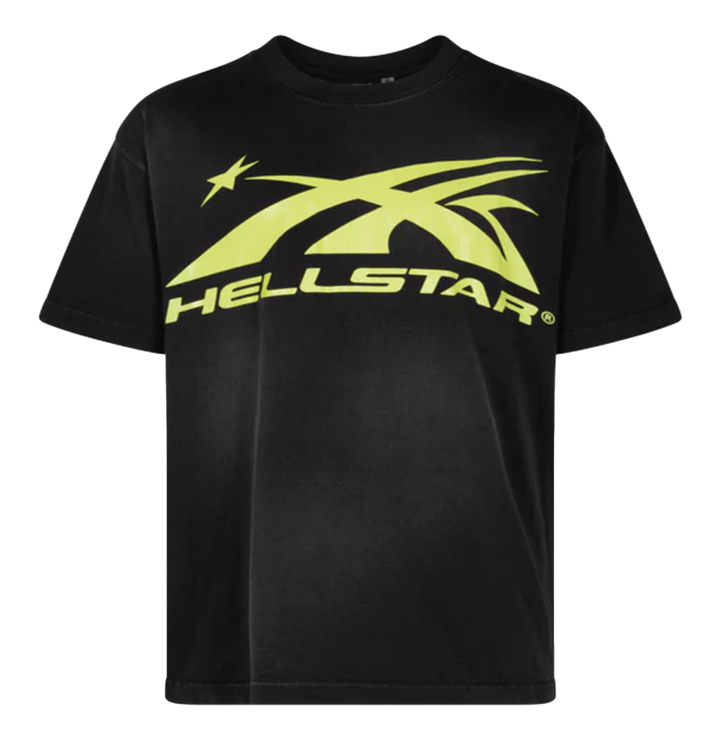 Hellstar Gel Sport Logo T-Shirt Black/Yellow