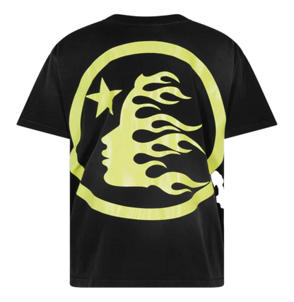 Hellstar Gel Sport Logo T-Shirt Black/Yellow