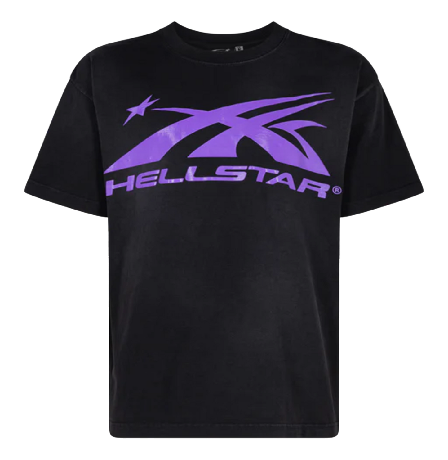 Hellstar Gel Sport Logo T-Shirt Black/Purple