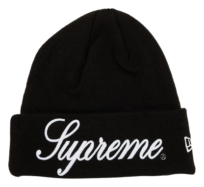 Supreme New Era Script Beanie Black (FW24)