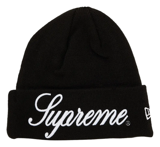 Supreme New Era Script Beanie Black (FW24)