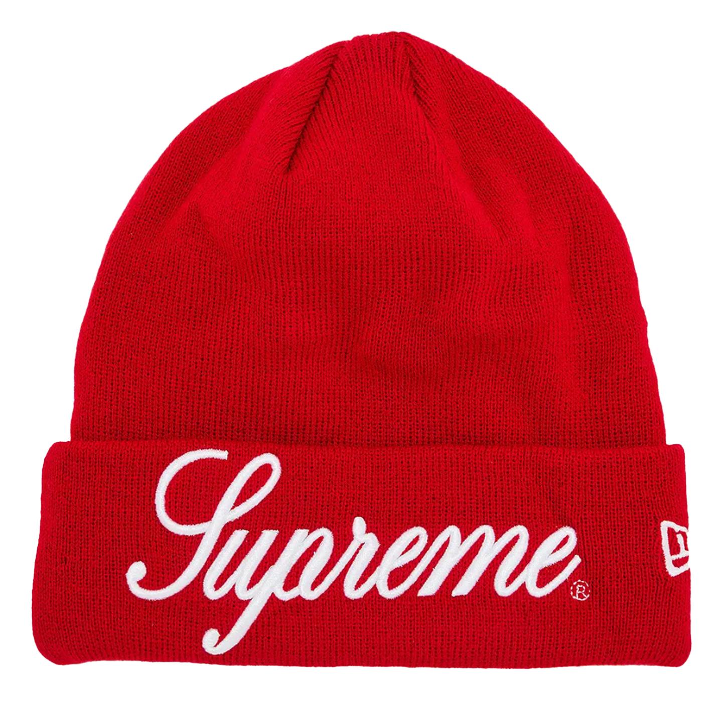 Supreme New Era Script Beanie Red (FW24)