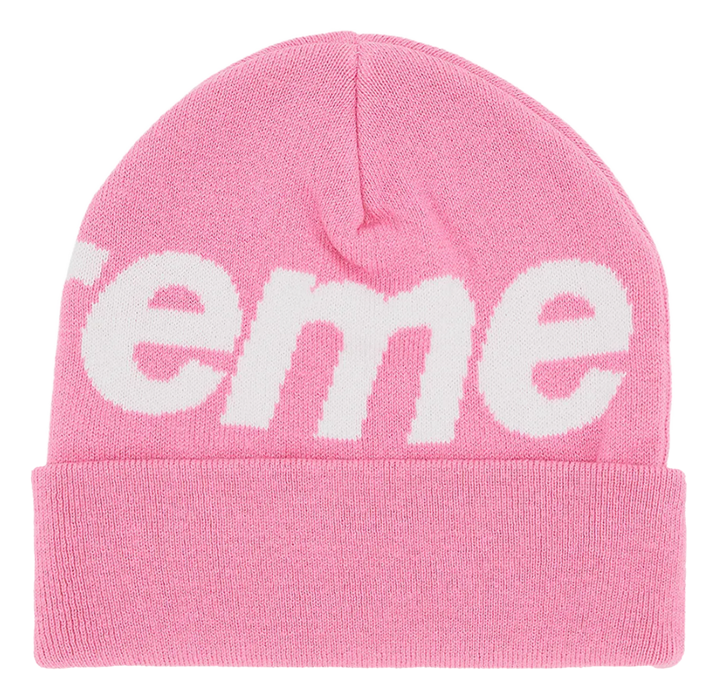 Supreme Big Logo Beanie Pink (FW24)