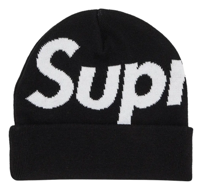 Supreme Big Logo Beanie Black (FW24)